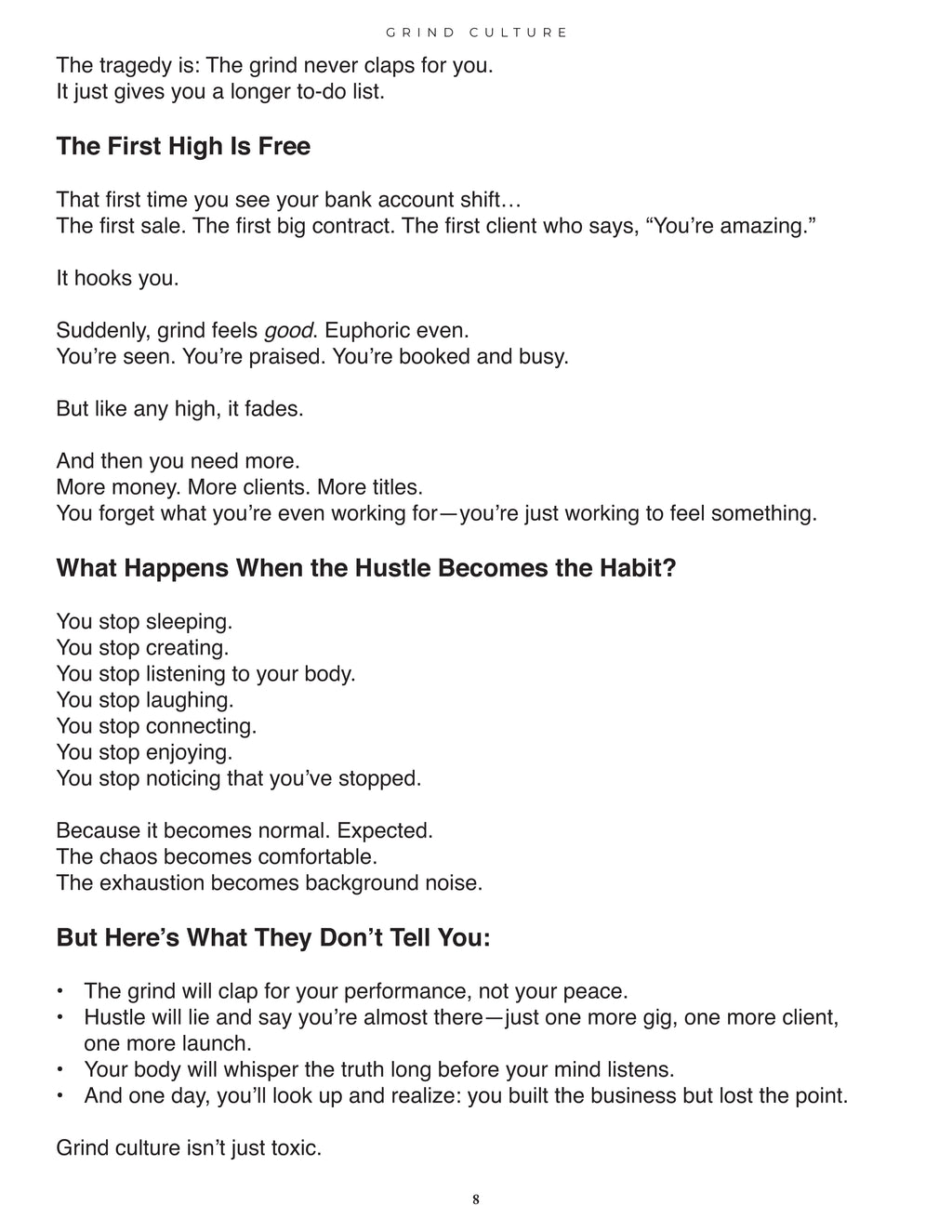 Hustle Detox