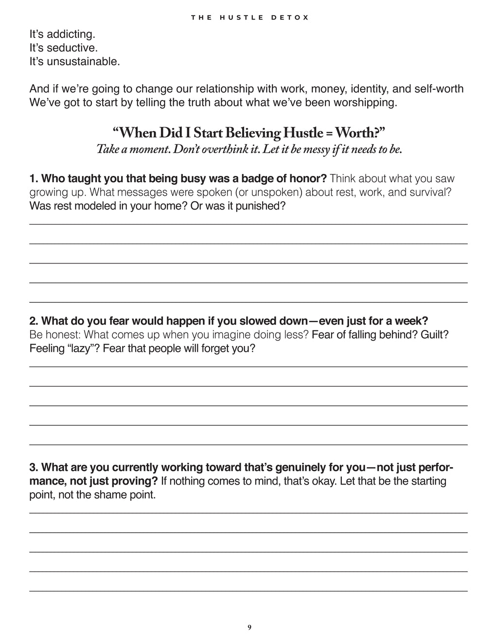Hustle Detox
